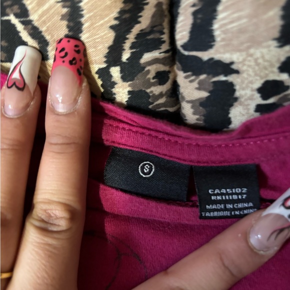 Y2K Bench Rhinestone Graphic Top - Picture 3 of 3